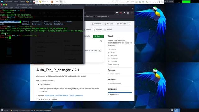 Automatically Change IP Address in every 5 seconds - 100% ANONYMOUS | 2024 LINUX | HAXORIAN | POS смотреть онлайн