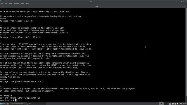 Namestitev Openshot Video editorja na FreeBSD 2022 смотреть онлайн