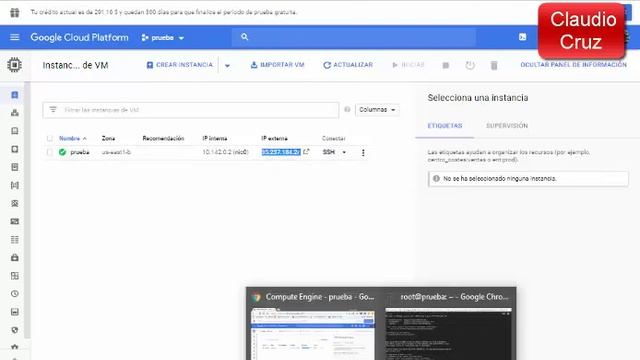 Cloud Google VPS por SSH смотреть онлайн