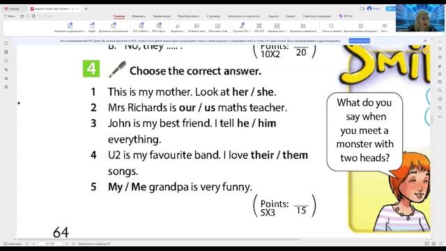 ГДЗ 5 класс Spotlight учебник английский стр. 64 задания 1-6 Progress Check 4 смотреть онлайн