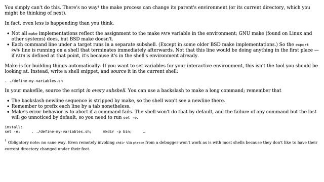 Unix & Linux: Adding directory to PATH through Makefile (5 Solutions!!) смотреть онлайн
