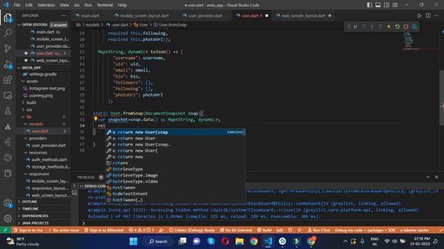 8. State management in flutter using provider tamil instagram application multiprovider dilipcoder смотреть онлайн