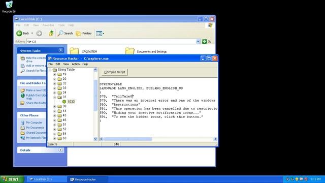 Change Start Menu Text Windows XP смотреть онлайн