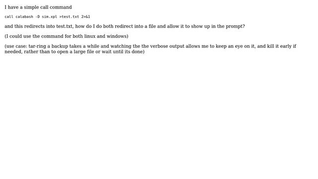 How to copy I/O not just redirect (Windows and Linux)? смотреть онлайн