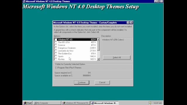 NT "Plus!" - Microsoft WindowsNT Resource Kit 4.0 Setup and Desktop Themes Walkthrough смотреть онлайн