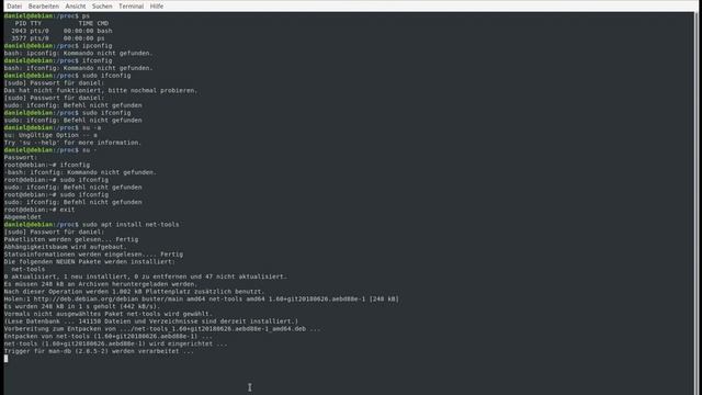 رفع مشکل اجرا نشدن Linux ifconfig error смотреть онлайн