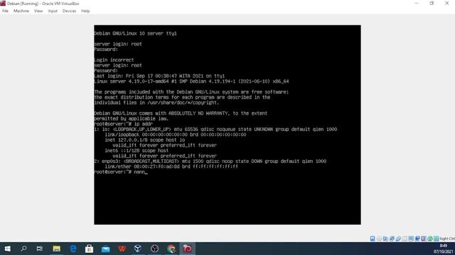 Cara Mengatur IP Address Debian 10 di Virtual Box смотреть онлайн