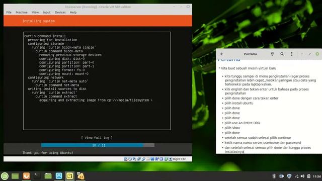 Install linux server on Virtualbox смотреть онлайн