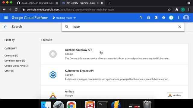 Cloud Engineering Course: Enabling APIs within Projects смотреть онлайн