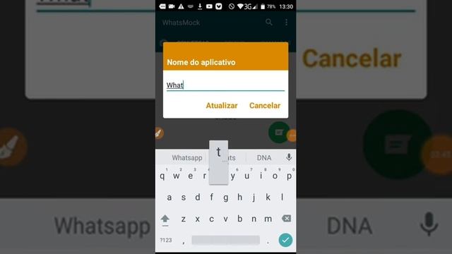 Novo fake chat que manda mensagem sozinho 😱😱 смотреть онлайн