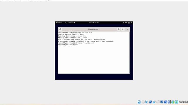 konfigurasi NTP Server Debian 11 смотреть онлайн