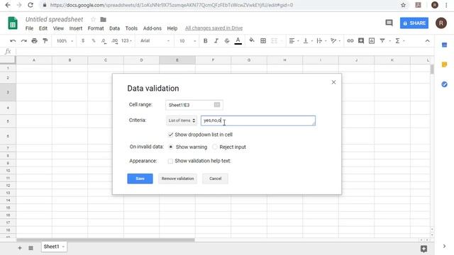 How to Create a Drop‐Down on Google Sheets on PC or Mac? смотреть онлайн