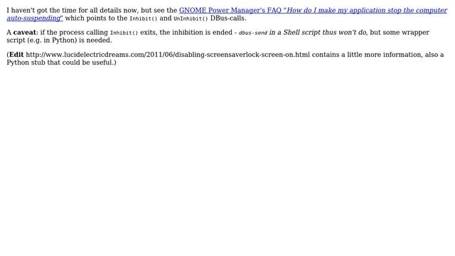 Unix & Linux: How do I prevent GNOME suspending while I finish a compilation job? (3 Solutions!!) смотреть онлайн