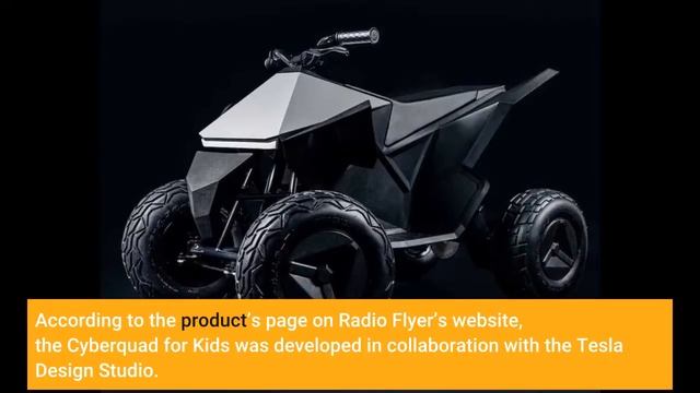 Tesla Cyberquad For Kids Sold Out, People Asking Big Money On EBay