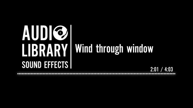 Wind through window - Sound Effect смотреть онлайн