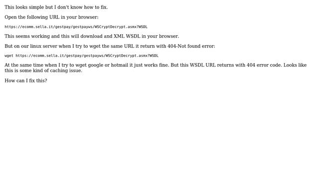 DevOps & SysAdmins: wget shows 404 not found while the page is live смотреть онлайн