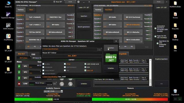 Korg Pa Manager Sets Mischen Styles Performances Pads auf deutsch смотреть онлайн