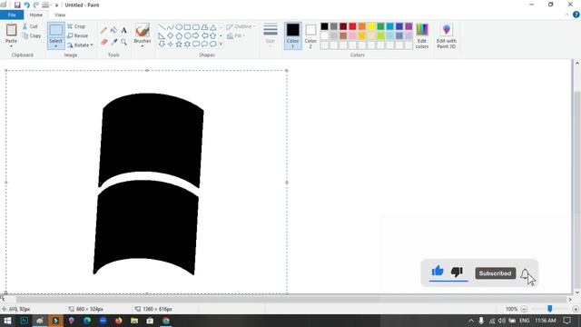 How to draw the Windows 7 logo using MS Paint | How to draw on your computer смотреть онлайн