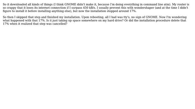 Unix & Linux: What happens when my internet dies out during the net installation of Debian? смотреть онлайн