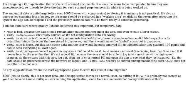 Unix & Linux: Where should an app save working files? (2 Solutions!!) смотреть онлайн