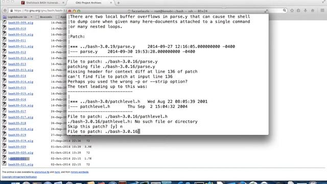How to patch bash for "shellshock" - unsupported Linux version смотреть онлайн