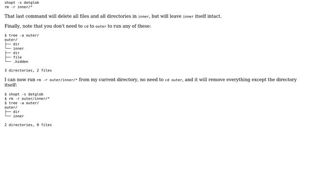 Unix & Linux: Delete all files within a directory, without deleting the directory (3 Solutions!!) смотреть онлайн