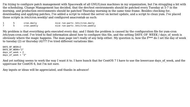 DevOps & SysAdmins: Scheduling with yum-cron смотреть онлайн