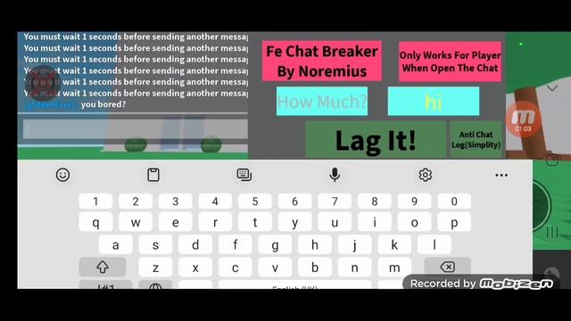 New Script Fe super lag chat gui Arceus x/Fluxus/Delta Android 2023 смотреть онлайн