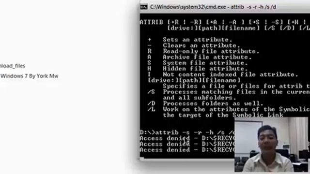 Show and Hide files In Program C смотреть онлайн