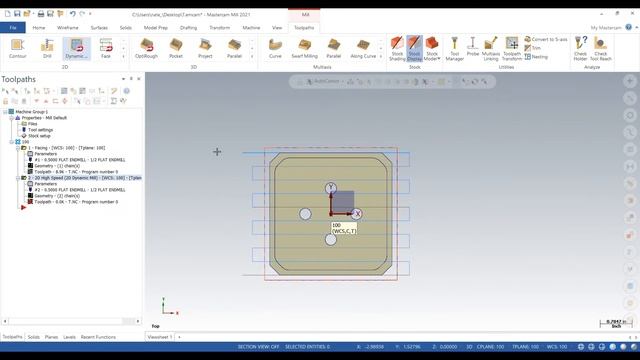 Dynamic Mill - Mastercam смотреть онлайн