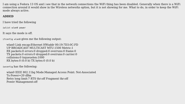 Unix & Linux: Activating WiFi in Fedora смотреть онлайн