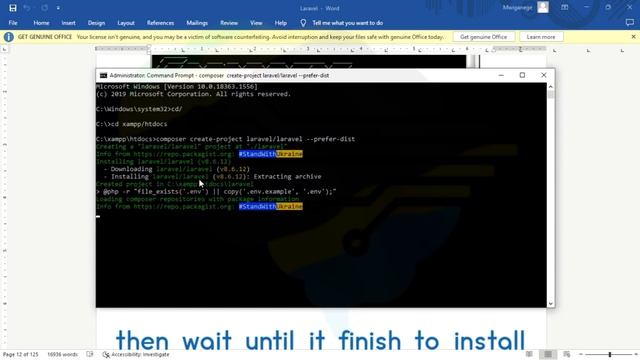 How to Install Composer and Create a laravel website in 5 min - 2023 смотреть онлайн