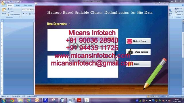 HADOOP BASED SCALABLE CLUSTER DEDUPLICATION FOR BIG DATA смотреть онлайн