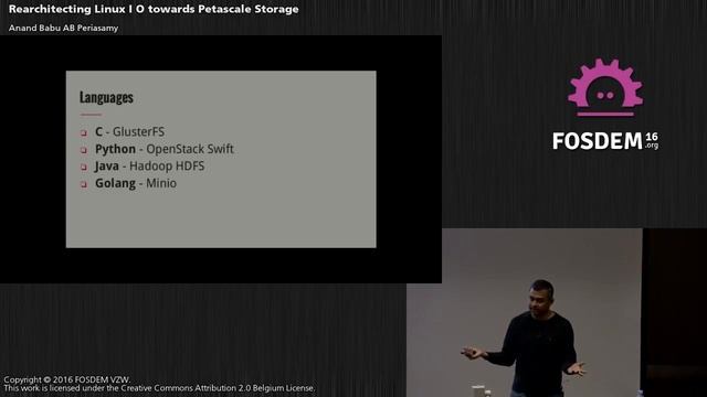 FOSDEM 2016 - Rearchitecting Linux IO towards Petascale Storage смотреть онлайн