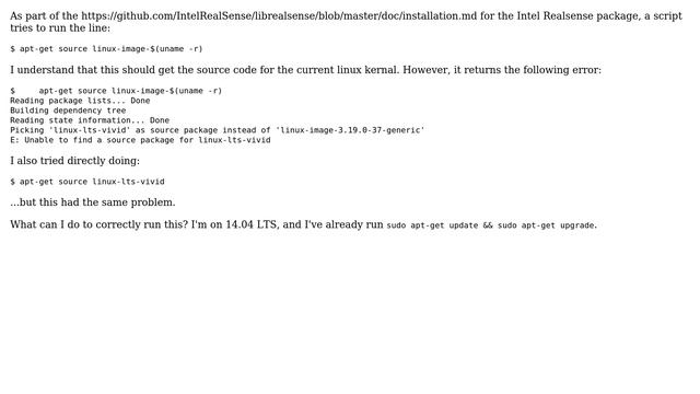 Unable to find a source package for linux-lts-vivid смотреть онлайн