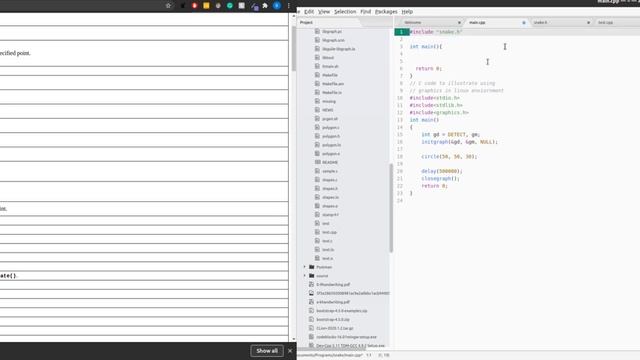 Trying to set up a c++ graphic library on linux, still haven't gotten it смотреть онлайн
