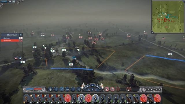 Napoleon Total War Online Multiplayer Battle: Portugal vs Great Britain on Grassy Flatlands смотреть онлайн