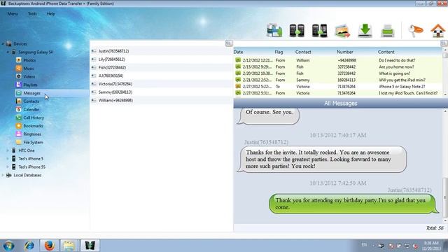 Backuptrans Android iPhone Data Transfer Plus Tutorial смотреть онлайн