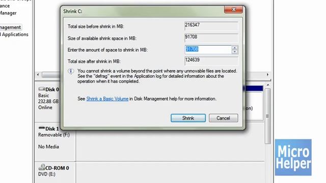 Create Partition On Windows 7 & Solve Partition Error смотреть онлайн