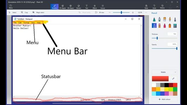2019 11 10 22 11 Computer skill for office executives - Application window introduction. смотреть онлайн