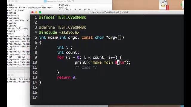 vim gcc Hellow World Clang смотреть онлайн