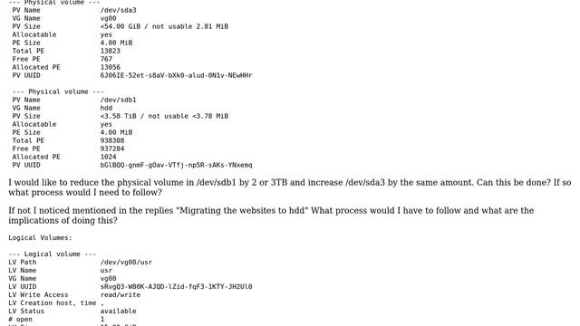 DevOps & SysAdmins: Re-allocate space from one Volume Group to another Volume Group - Linux CentOs смотреть онлайн