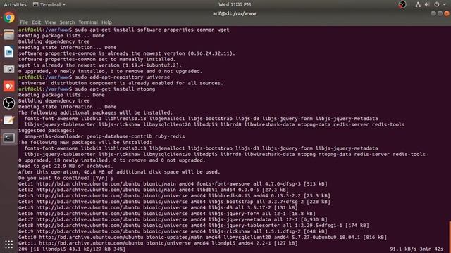 Ntopng on Ubuntu 18.04 LTS смотреть онлайн