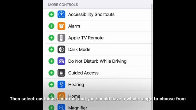 IOS CUSTOM CONTROLS (SCREEN RECORD AND MORE) TUTORIAL смотреть онлайн