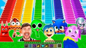 ВЫБЕРИ ПРАВИЛЬНУЮ ЛЕСТНИЦУ МИСТЕР БИСТ СОНИК ТЕЙПС ГОЛОВОЛОМКА 2 В МАЙНКРАФТ ЗОМБАК