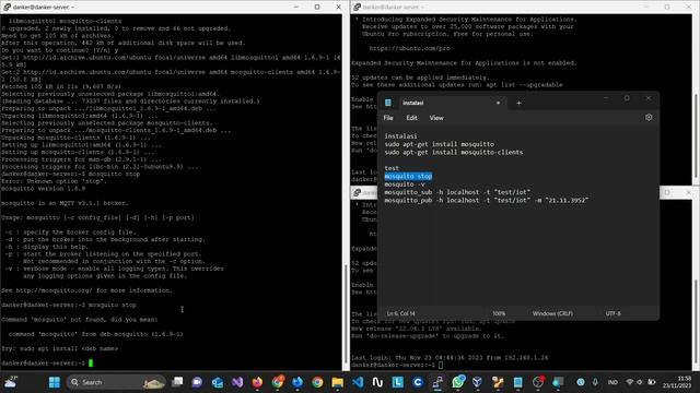 Install Mosquitto Mqtt Broker di Ubuntu 20.04 смотреть онлайн