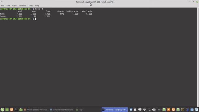 how to cheak Ram in Linux mint смотреть онлайн