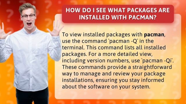 How do I see what packages are installed with pacman? смотреть онлайн