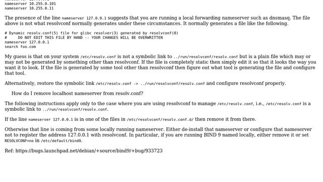 How do I remove localhost nameserver from resolv.conf? (3 Solutions!!) смотреть онлайн
