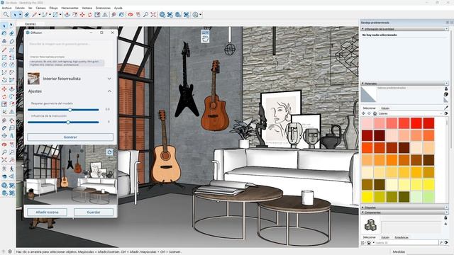 Renderizado con IA - Plugin SketchUp Diffusion | Tutorial de SketchUp смотреть онлайн